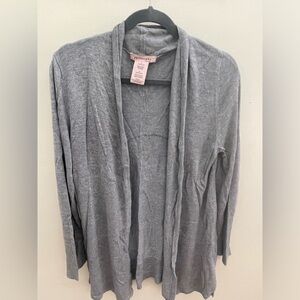 Lightweight gray cardigan